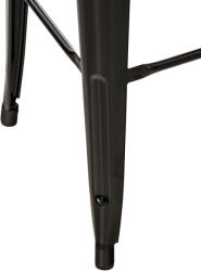 CLP 4 db Mason bárszék készlet, fekete-arany (312919)