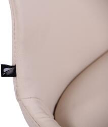 CLP 2 db Luna műbőr szék szett, krém (322284)