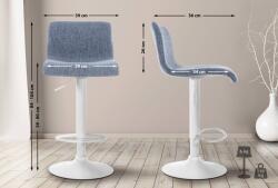 CLP Bárszék Hoover szövet W, kék (324818)