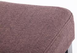 CLP 2 db Ina szövetből álló étkezőszék készlet, barna (182257703)