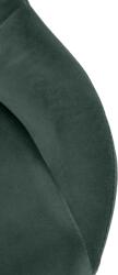 CLP 2 db bárszék készlet Milet velvet C, zöld (324457)