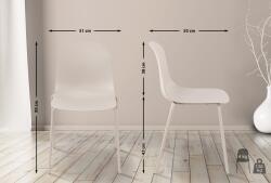 CLP 2 db Hardin székből álló készlet, világosszürke (326783)