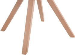 CLP 4 db-os látogatói szék szett Toulouse szövet Square Natura, taupe (320919)