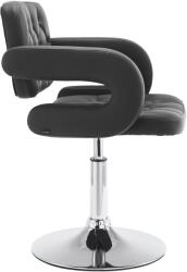 CLP Lounger Dublin műbőr, fekete (308210)