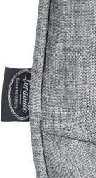 CLP 2 db bárszék készlet Vonore szövet króm, szürke (325231)