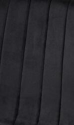 CLP Dijon bársony szék, fekete (317252)