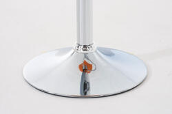 CLP 2 db bárszék Hoover műanyag króm szett, narancs (306735)