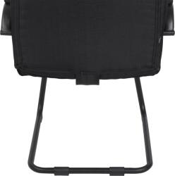 CLP 2db szék készlet Attila szövet, fekete/fekete (323168)
