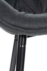 CLP 2 db bárszék készlet Gibson szövet, sötétszürke (322240)