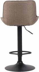 CLP Lentini szövet 2 db bárszék készlet, taupe (320577)