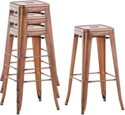 CLP Joshua V2 2 db bárszék készlet, réz (314343)