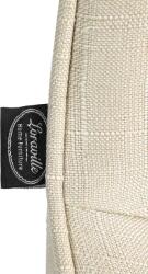 CLP 2 db bárszék készlet Vonore szövet króm, krém (325230)