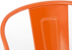 CLP 4 db Aiden bárszék készlet, narancs (312738)