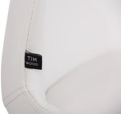 CLP 4 db Luna műbőr szék szett, fehér (322310)