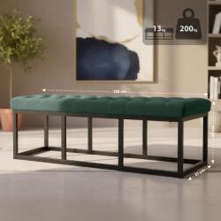 CLP Polson bársony pad 120 cm, zöld (318777)