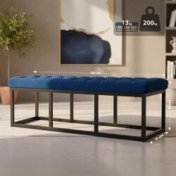 CLP Polson bársony pad 120 cm, kék (318773)