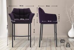 CLP Bárszék Damaso B szövet 4 méteres kerettel, lila (101681236)