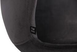 CLP 2db szék készlet Luna bársony, sötétszürke (322296)