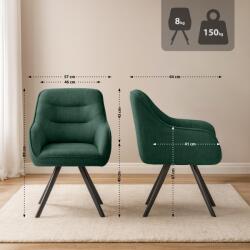 CLP Szék Pettuli szövet, zöld (326507)