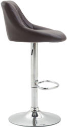 CLP 2 db-os bárszék Lazio műbőr C, barna (307028)