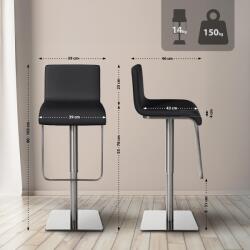 CLP Bárszék Limon E, fekete (1033401)