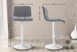 CLP Bárszék Hoover szövet W, világosszürke (324822)