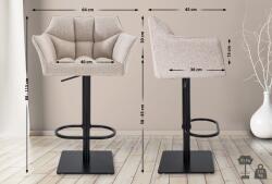 CLP Bárszék Damaso B szövet, elefántcsont (101676081)