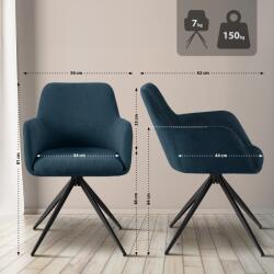 CLP Olema Cord étkezőszék, kék (326301)