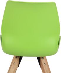 CLP Luna műanyag szék, zöld (319458)
