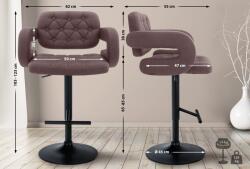 CLP Bárszék Dublin SZÖVET, barna (318192)