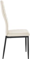 CLP Mayfair műbőr étkezőszék, krém (322202)