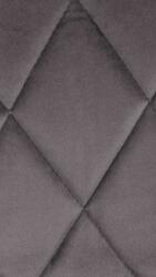 CLP Bárszék Lazio bársony króm, szürke (322727)