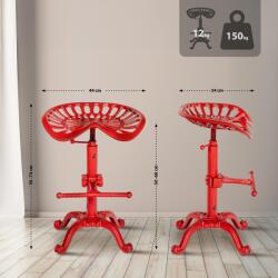 CLP Bárszék Butch, piros (102188505)