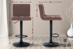 CLP Bárszék Jamie bársony, barna (319631)