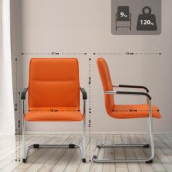 CLP Seattle látogatói szék, narancs (181103709)