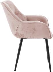 CLP Tanna bársony 2db-os székkészlet, rózsaszín (323976)