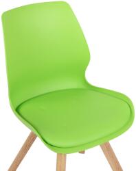 CLP 2 db Luna műanyag szék készlet, zöld (322279)