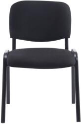 CLP Látogatószék Ken XL szövet, fekete (181766301)