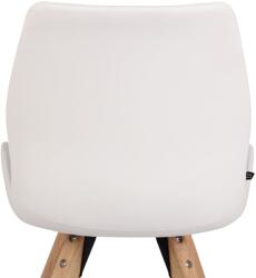 CLP Luna műbőr szék, fehér (319461)