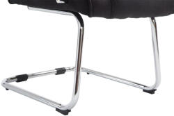 CLP 2db szék készlet Attila szövet, fekete (319809)