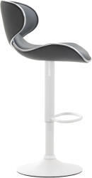 CLP 2 db Las Vegas V2 műbőr bárszék készlet, szürke (316044)