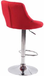 CLP 2 db bárszék szett Lazio szövet C, piros (307043)