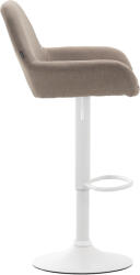 CLP 2 db bárszék készlet Braga szövet, taupe (316067)