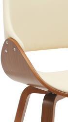 CLP 2 db Vangale étkezőszék készlet, dió/krém (327235)