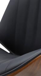 CLP Bárszék Nova műbőr, dió/fekete (322080)