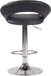 CLP Bárszék Olinda műbőr króm, szürke (312891)