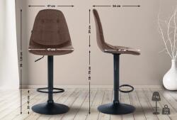 CLP Bárszék Elmore szövet B, barna (324769)