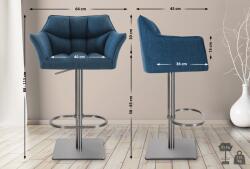 CLP Bárszék Damaso E szövet, kék (101673910)