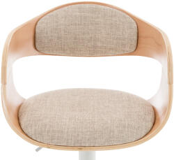 CLP Bárszék Kingston C szövet, natúr/krém (304754)