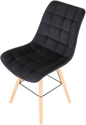CLP Szék Leni bársony, fekete (321182)